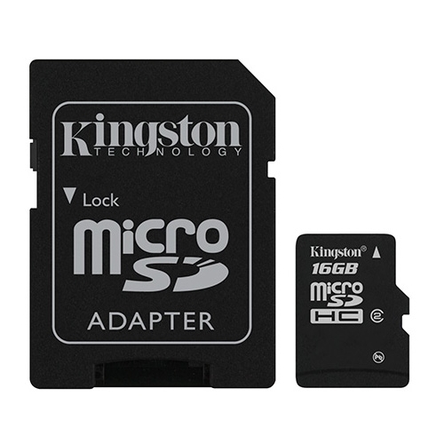 Memoria Micro SDHC - 16GB C/Adaptador