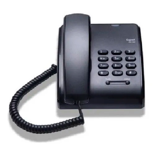 Teléfono Da180 Mesa-pared-3 Vol-aviso Lum.negro