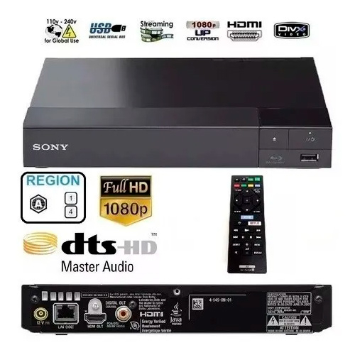 Sony Reproductor Blu Ray Full HD 1080p TRILUMINOS BDP-S1500