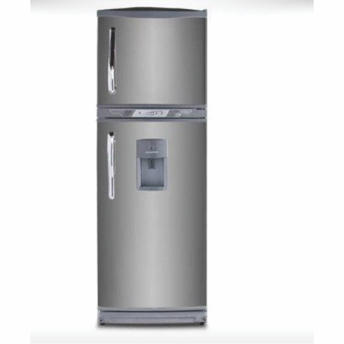 Heladera Con Freezer Simil-Acero 329Lts.Con dispenser (2F-1600Sd)
