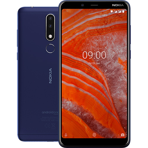 Nokia 3.1 Plus O.core/6\'\'/32gb/13mp+5mp/and 9 Azul