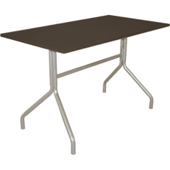 Mesa Cadiz Tabaco 120X65 Caño Aluminio (2273000)/