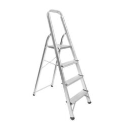 Escalera 4 Peldaños Aluminio Tijera